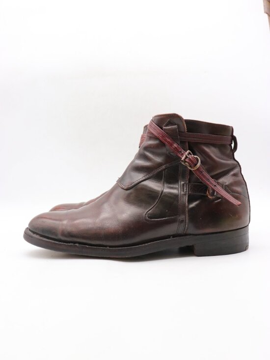 Vintage FRYE Belted Boots Men’s Size US 10 Brown Leather Buckle main image 12